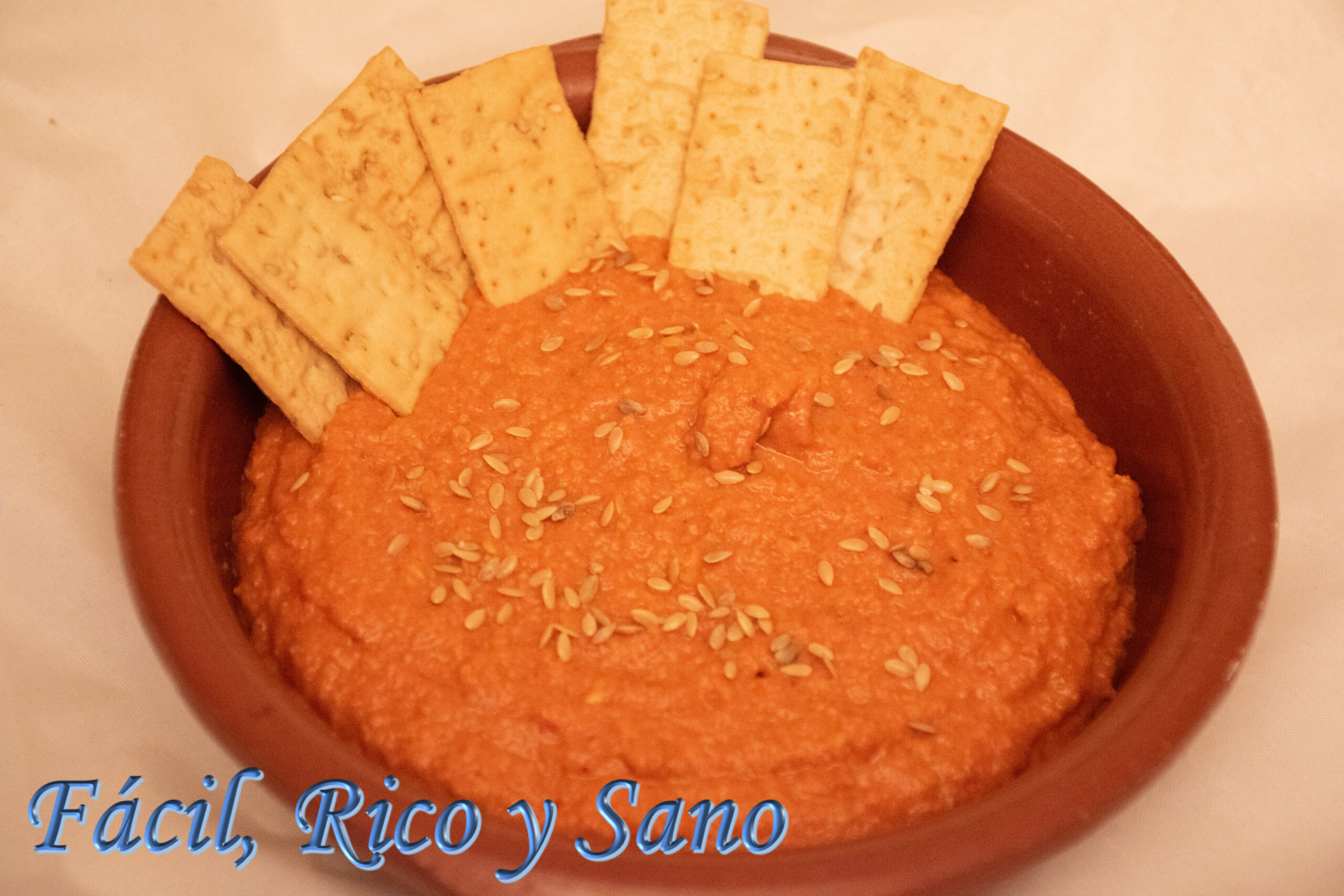 Muhammara (Crema siria de pimientos y nueces)