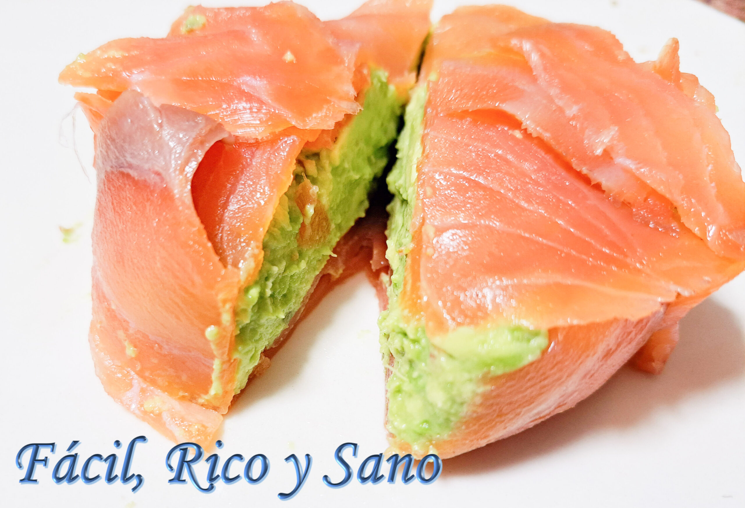 Tartaleta de salmón y aguacate