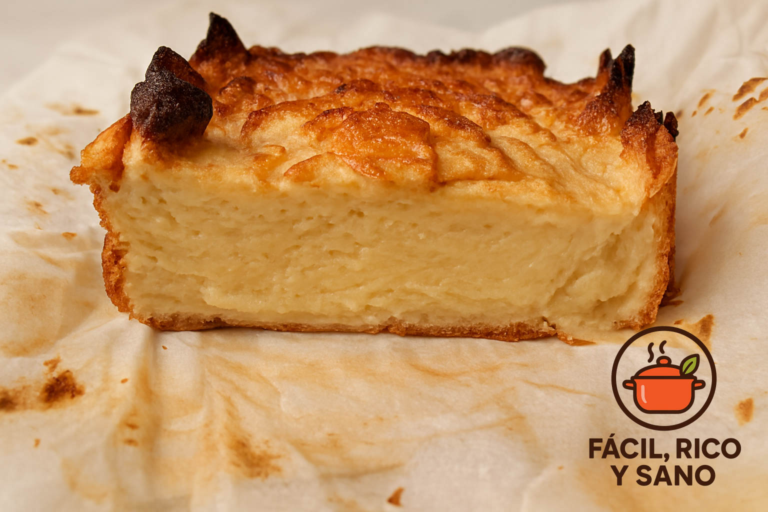 Tarta de Manzana sin lactosa, sin azúcar