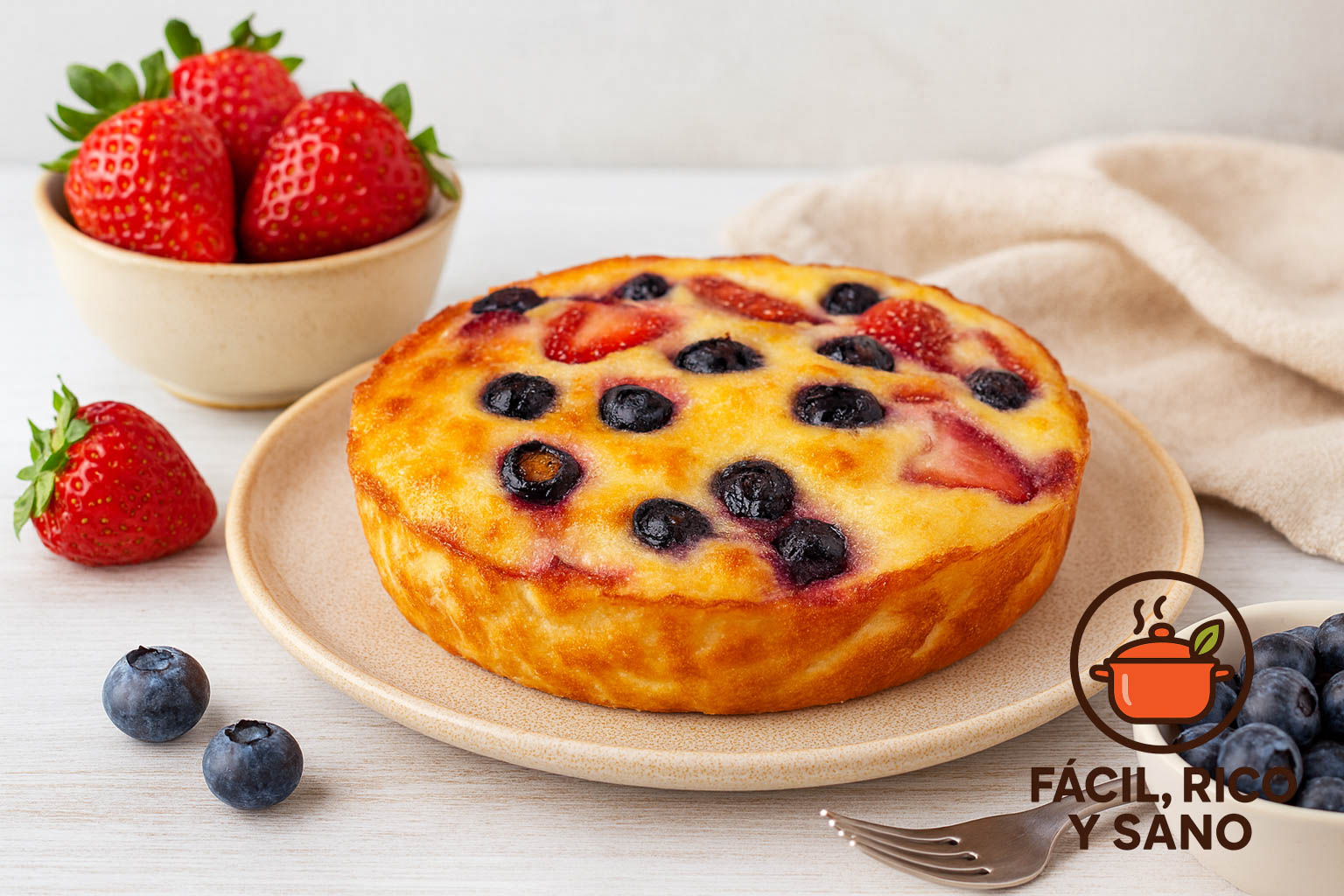 Tarta de queso fit