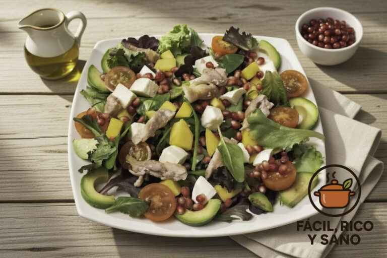 Ensalada de frutas tropicales