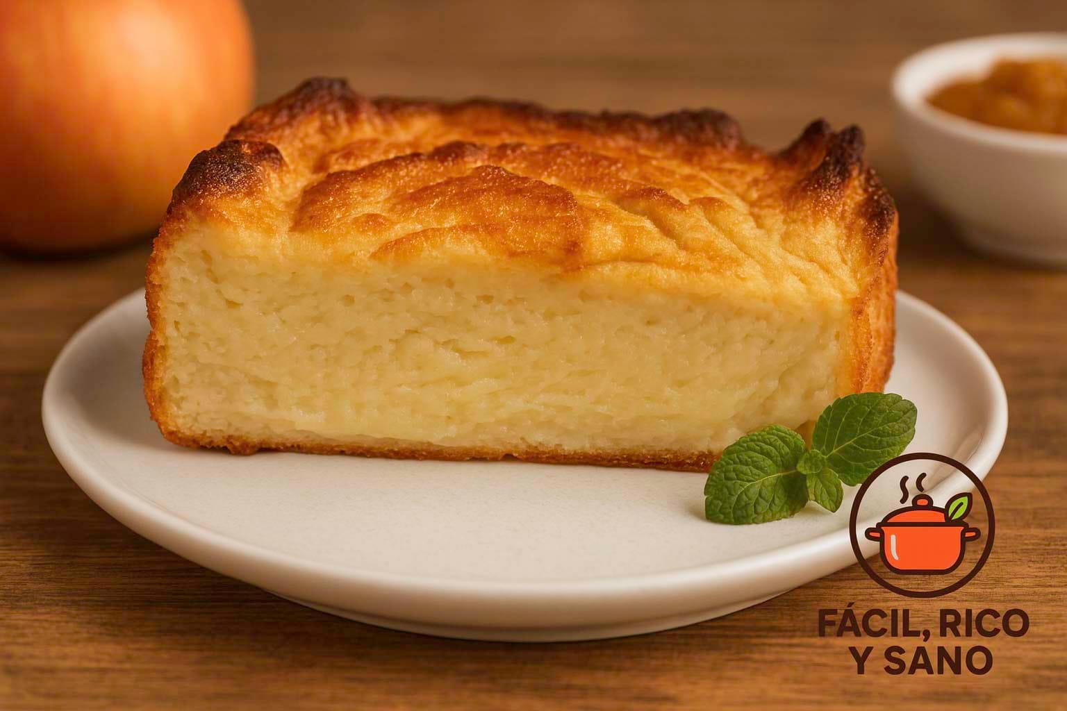 Tarta de manzana saludable